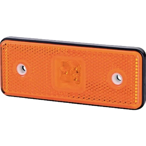 Lampa obrysowa LED, 0.4/0.7W prostokątna, 12/24V pomarańczowa, 3 LED gopart