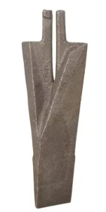 Dłuto lemiesza 256x65x8 mm prawe, płaskie pasujące do Överum