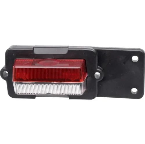 Lampa obrysowa, prostokątna, 12/24V biała/czerwona, przykręcana Waś