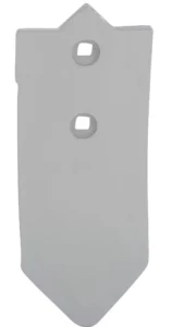 Dziób zęba 295x120 mm wzmocniony płaski, 2-otw. pasujący do Unia, Kramp