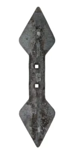 Redliczka 440x135x19 mm obracalna wzmocniona wygięta, 2-otw.