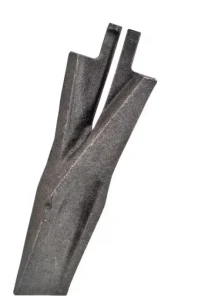 Dziób redlicy 100x13 mm prawy, płaski pasujący do Överum, Mølbro