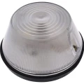Lampa obrysowa okrągła, 12/24V, biała, przykręcana Waś
