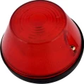 Lampa obrysowa okrągła, 12/24V czerwona, przykręcana Waś