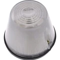 Lampa obrysowa okrągła, 12/24V przezroczysta/biała, przykręcana Waś