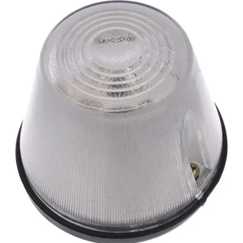 Lampa obrysowa okrągła, 12/24V przezroczysta/biała, przykręcana Waś